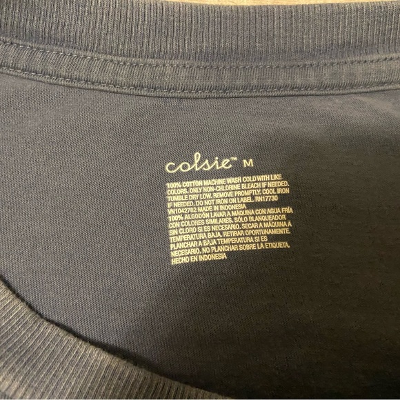 Rusty dark blue crop tee - Picture 2 of 2